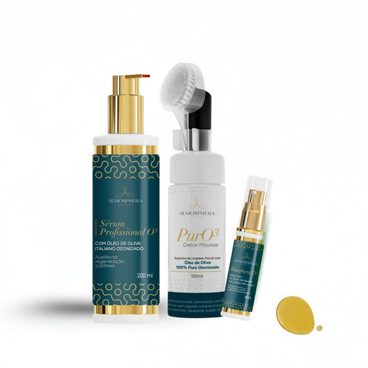 Kit Prova Lançamento – Linha Biosphera O³  Dermocosméticos Profissionais com Óleo de Oliva Italiano Ozonizado Puro